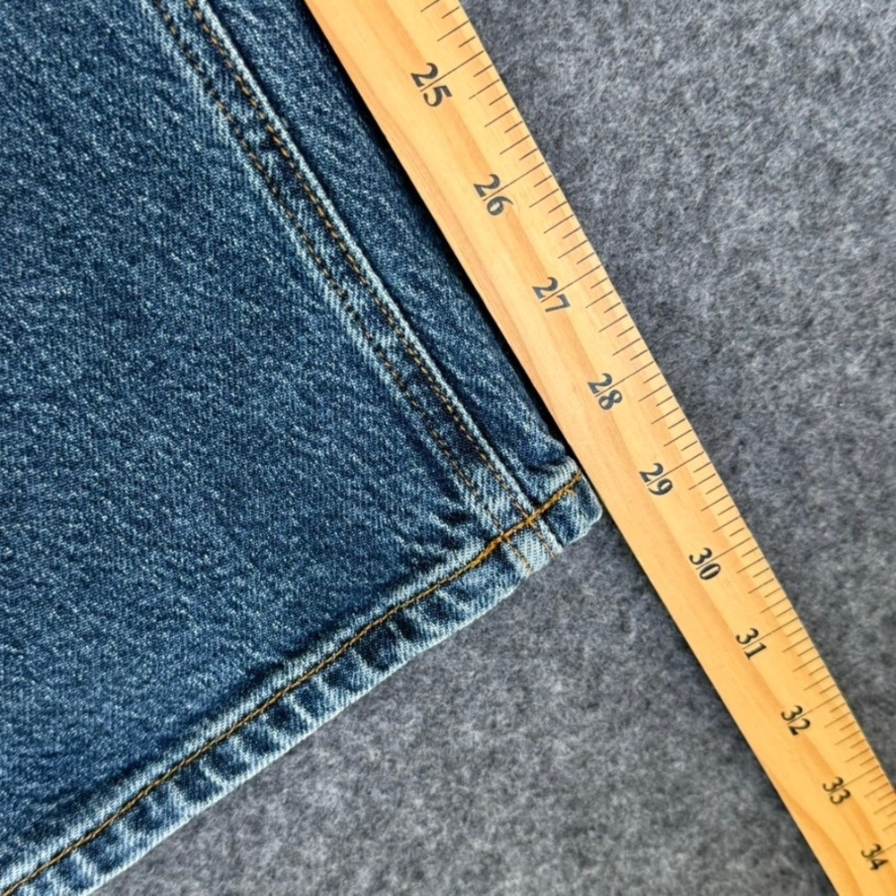 AYR The Secret Sauce Wide Leg Jeans Blue Medium Wash High Rise Made in LA 25S - Picture 6 of 12